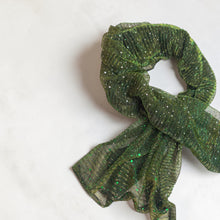 Load image into Gallery viewer, "ESMERALDA" Shimmer Headscarf – Emerald Green
